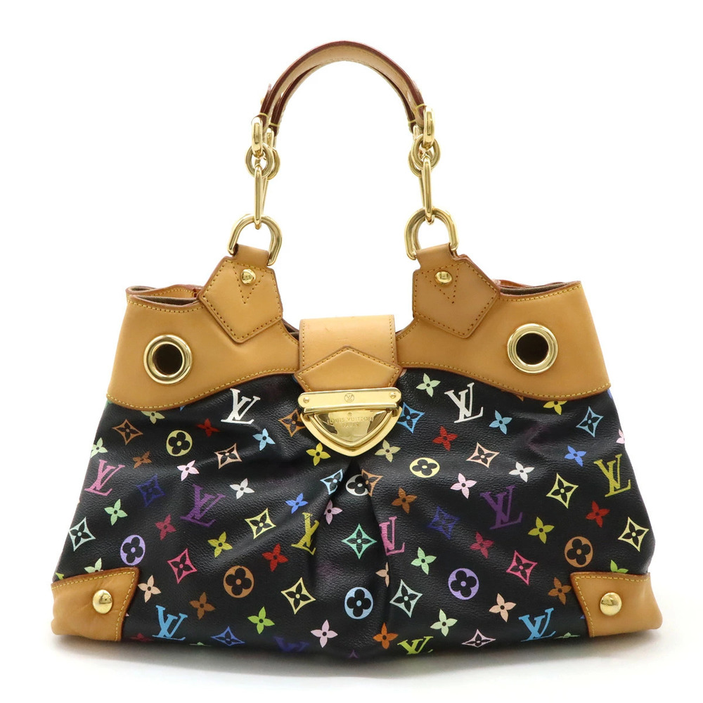 LOUIS VUITTON Monogram Multicolor Ursula Tote Bag Shoulder Noir Black